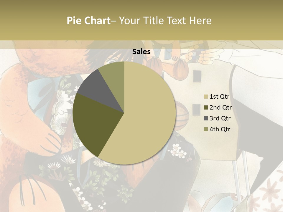 A Couple Of People That Are Holding A Teddy Bear PowerPoint Template