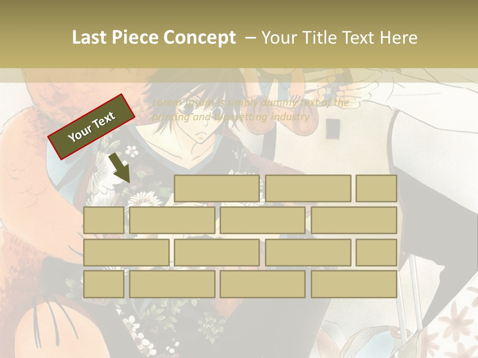 A Couple Of People That Are Holding A Teddy Bear PowerPoint Template