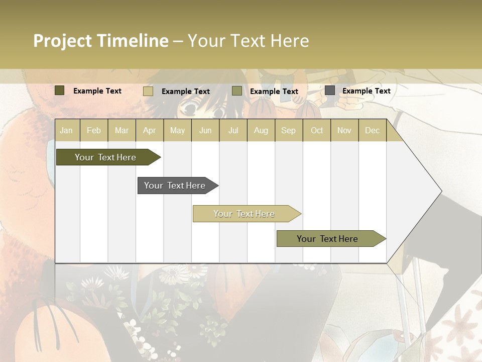 A Couple Of People That Are Holding A Teddy Bear PowerPoint Template