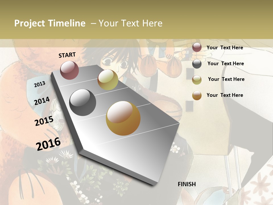 A Couple Of People That Are Holding A Teddy Bear PowerPoint Template