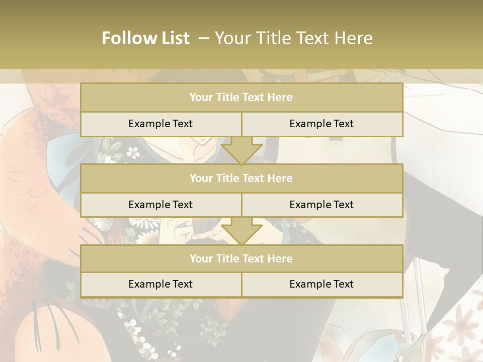 A Couple Of People That Are Holding A Teddy Bear PowerPoint Template