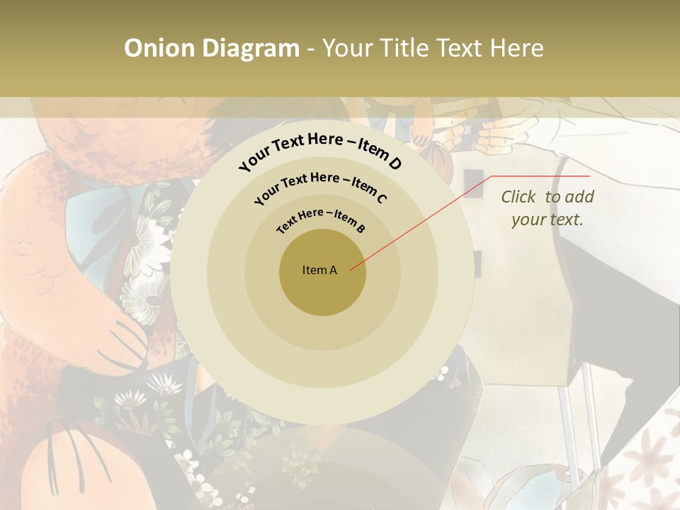 A Couple Of People That Are Holding A Teddy Bear PowerPoint Template