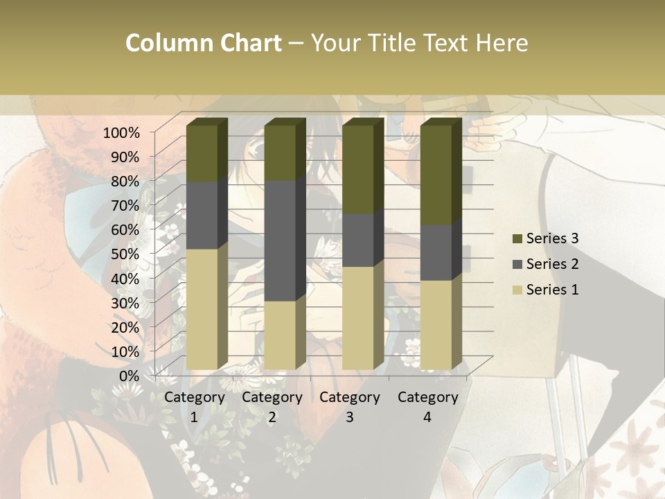 A Couple Of People That Are Holding A Teddy Bear PowerPoint Template
