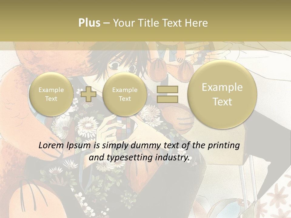 A Couple Of People That Are Holding A Teddy Bear PowerPoint Template