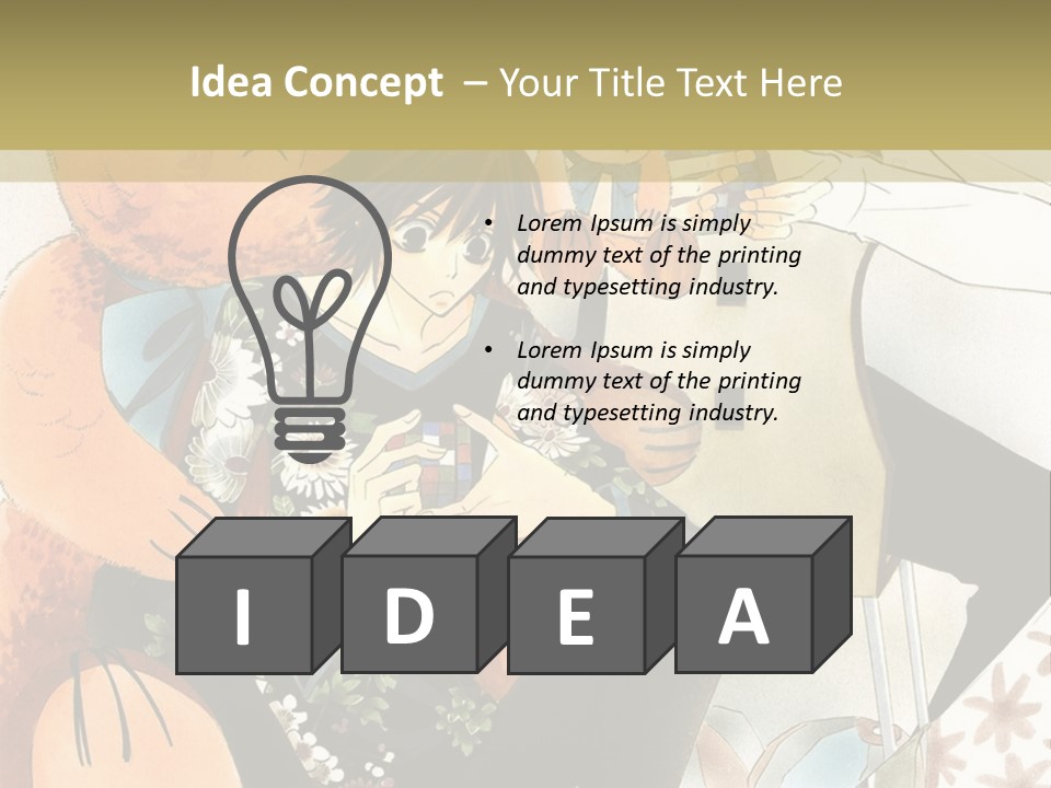 A Couple Of People That Are Holding A Teddy Bear PowerPoint Template