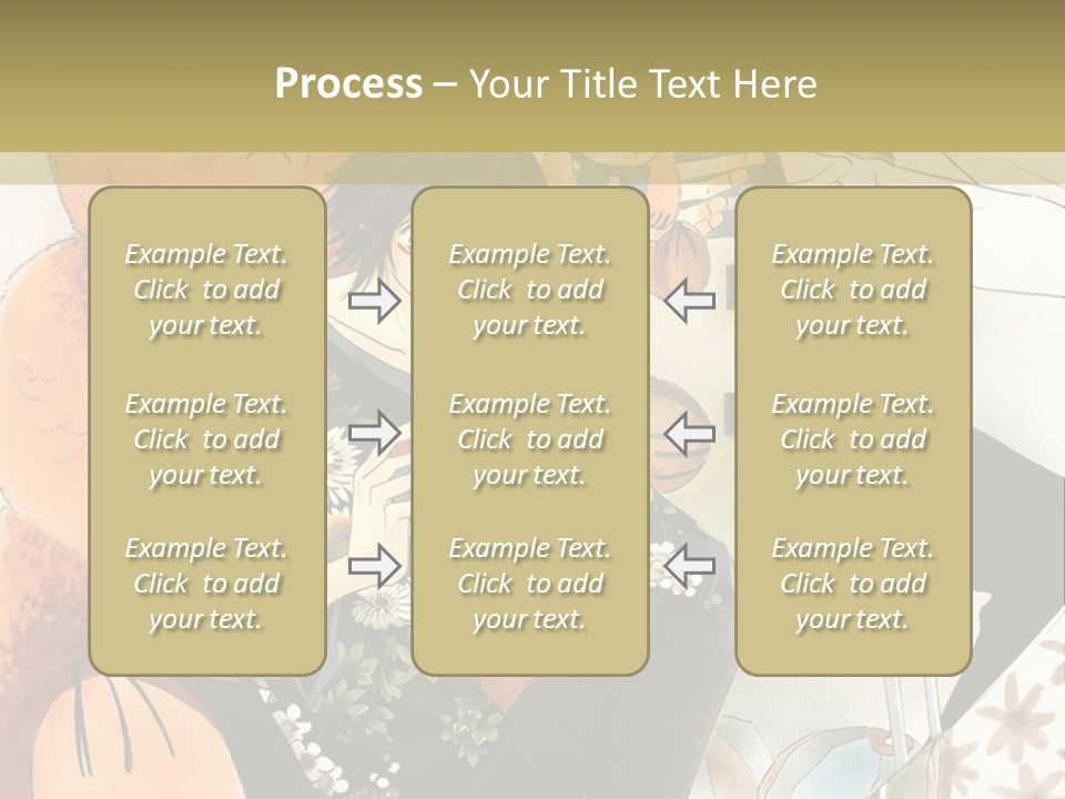 A Couple Of People That Are Holding A Teddy Bear PowerPoint Template