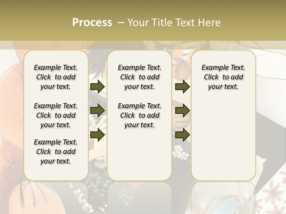 A Couple Of People That Are Holding A Teddy Bear PowerPoint Template