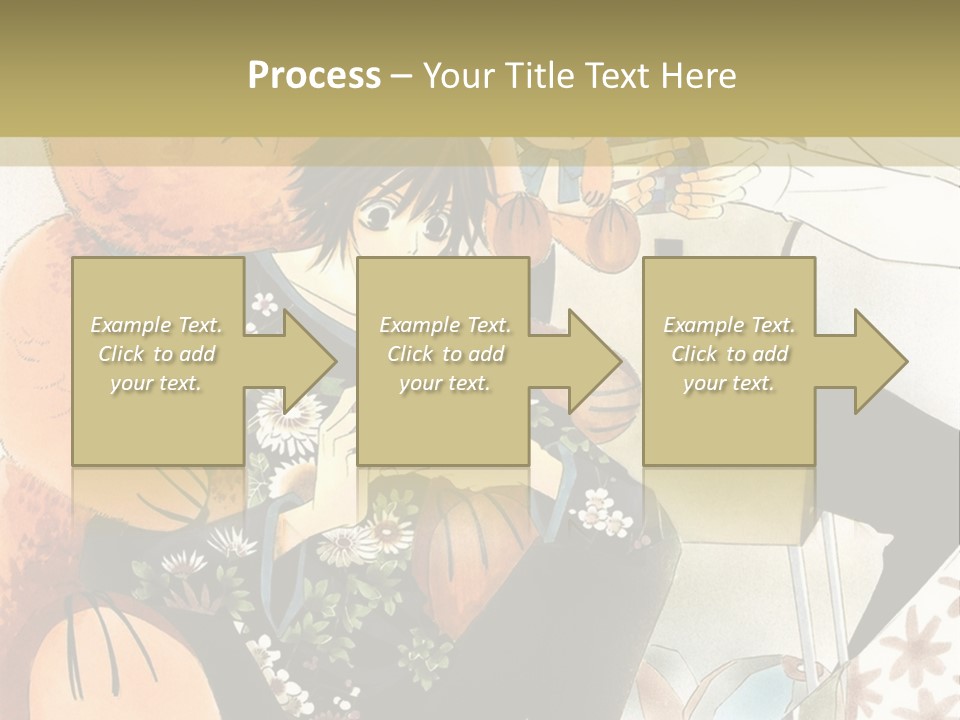 A Couple Of People That Are Holding A Teddy Bear PowerPoint Template