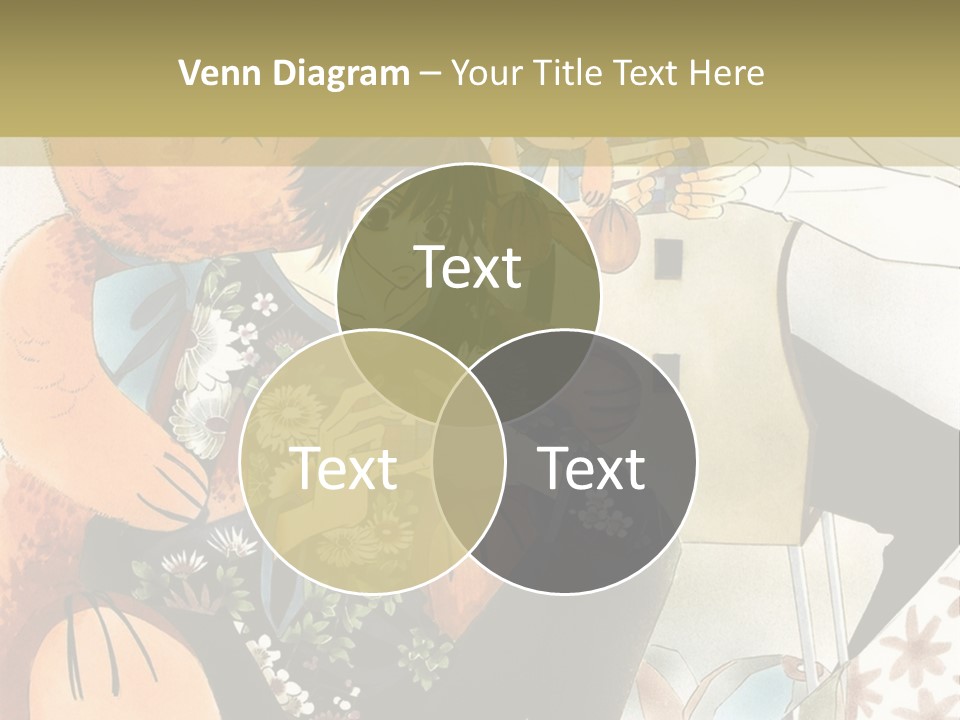 A Couple Of People That Are Holding A Teddy Bear PowerPoint Template