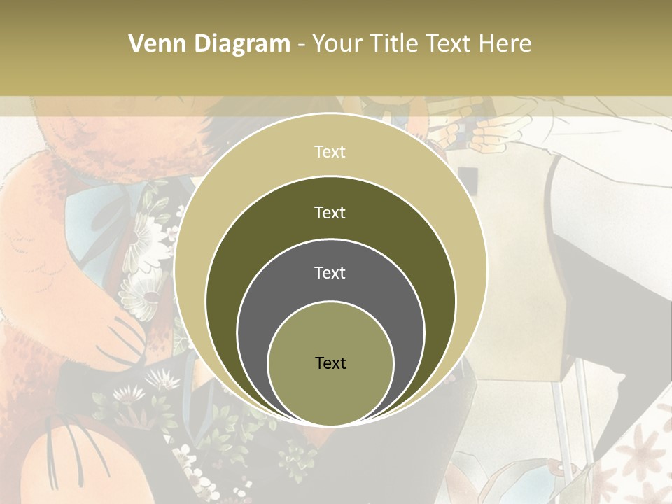 A Couple Of People That Are Holding A Teddy Bear PowerPoint Template