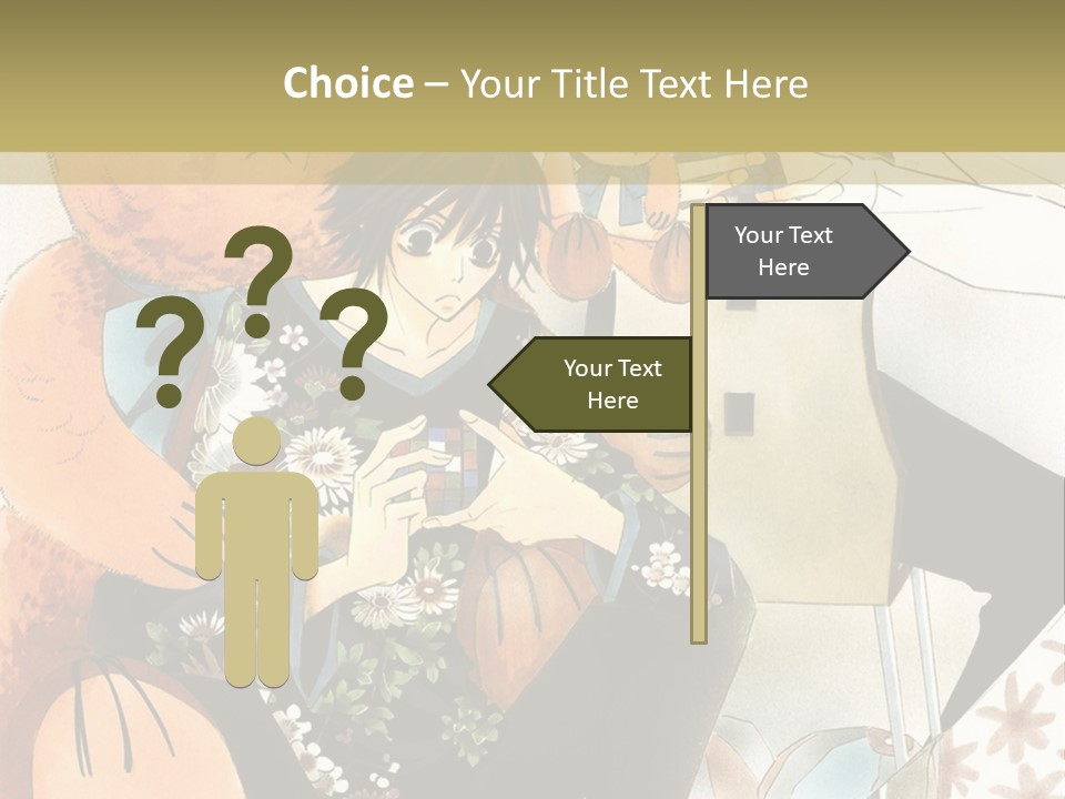 A Couple Of People That Are Holding A Teddy Bear PowerPoint Template