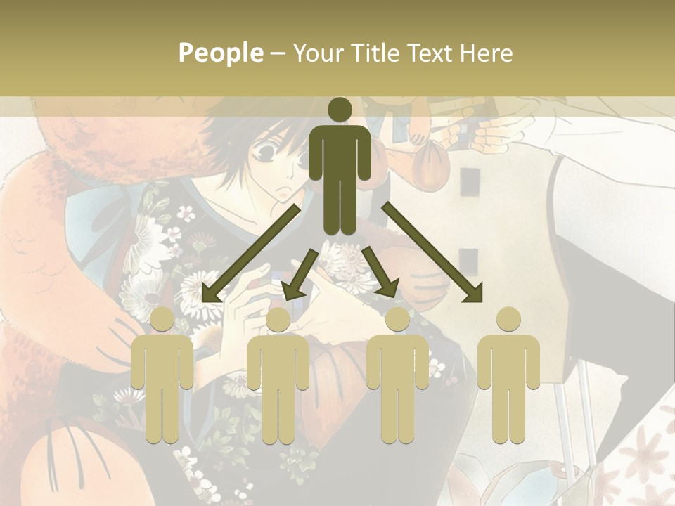 A Couple Of People That Are Holding A Teddy Bear PowerPoint Template