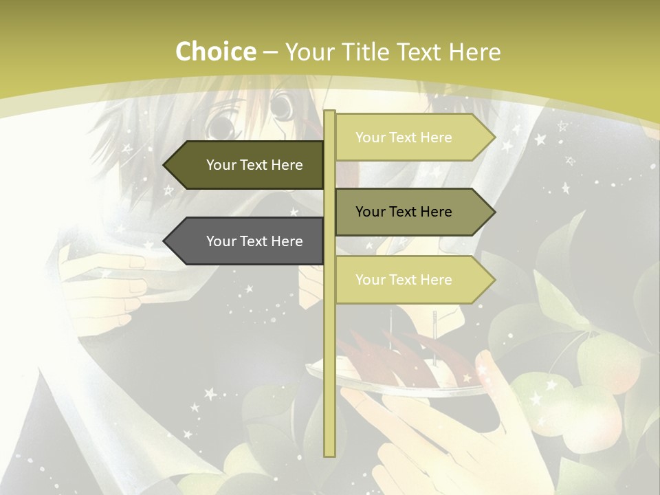 A Couple Of People That Are Hugging Each Other PowerPoint Template