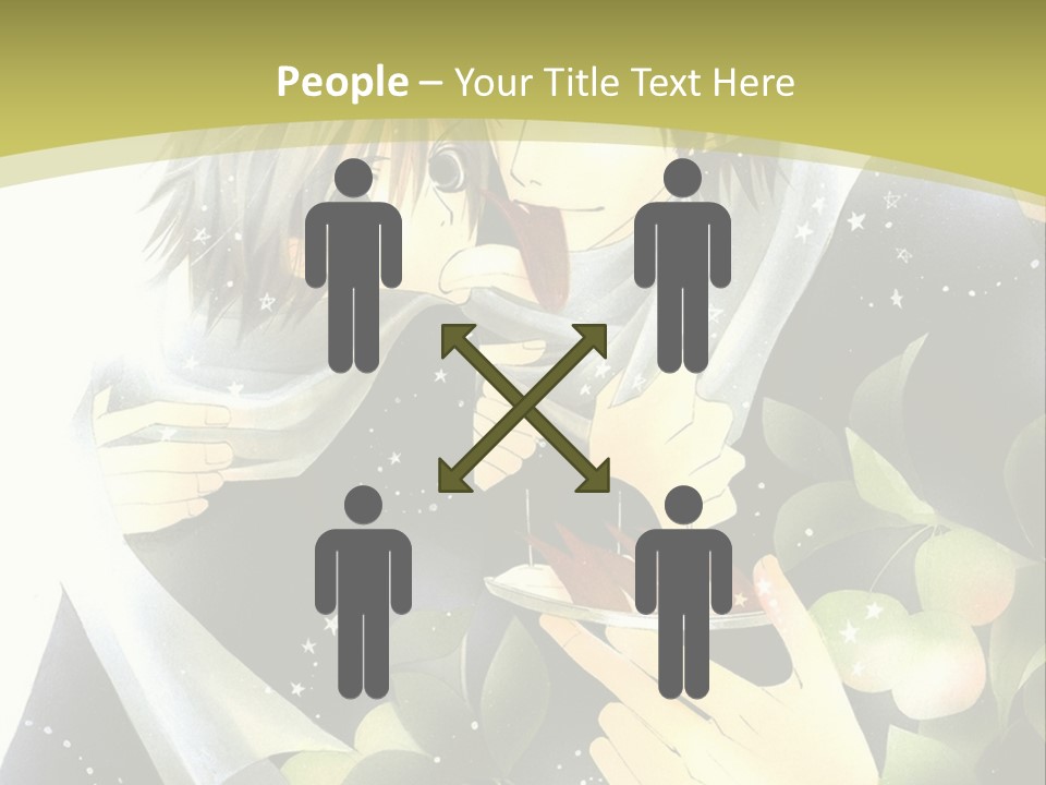 A Couple Of People That Are Hugging Each Other PowerPoint Template