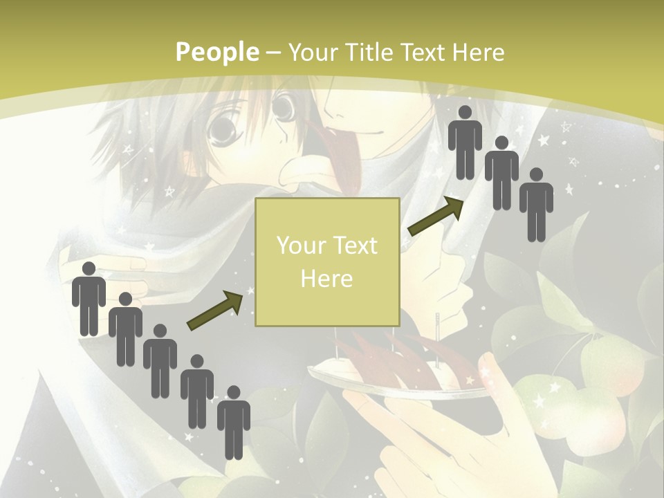 A Couple Of People That Are Hugging Each Other PowerPoint Template