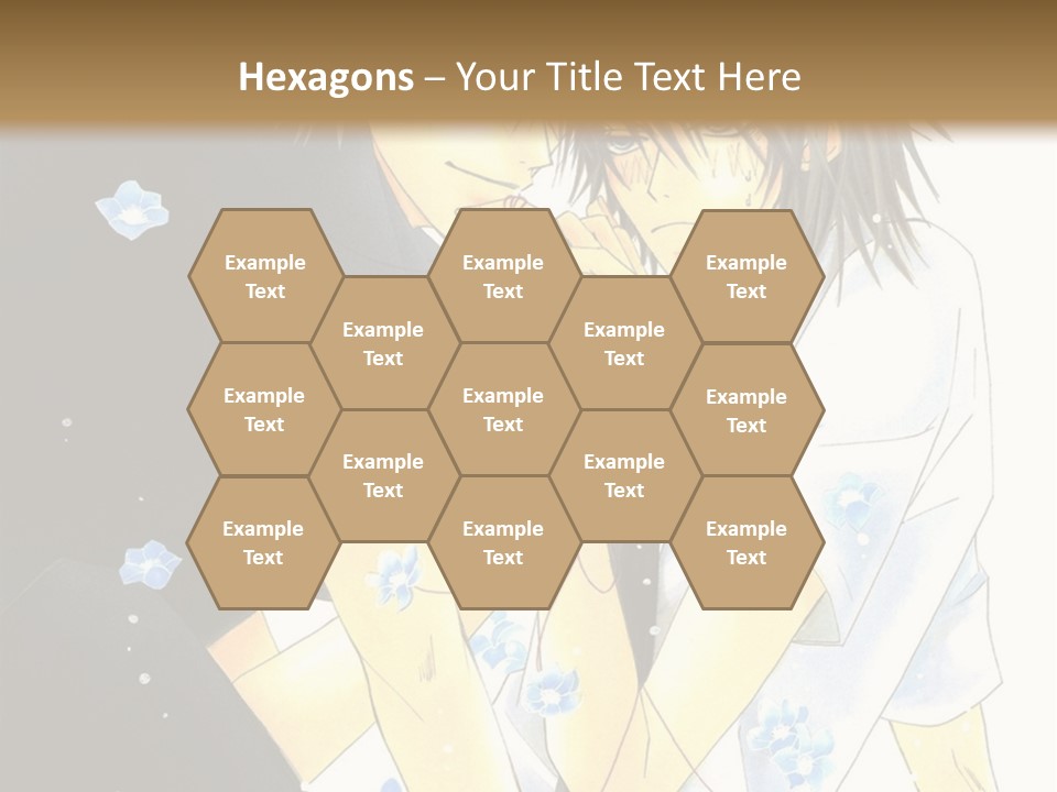 A Couple Of People Sitting Next To Each Other PowerPoint Template