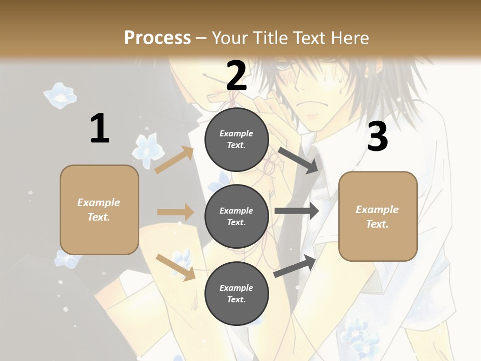A Couple Of People Sitting Next To Each Other PowerPoint Template