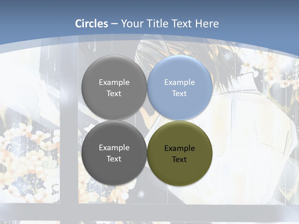 A Couple Kissing In Front Of A Window PowerPoint Template