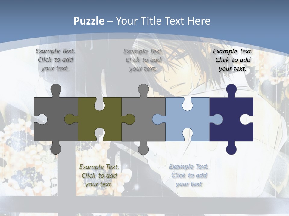 A Couple Kissing In Front Of A Window PowerPoint Template