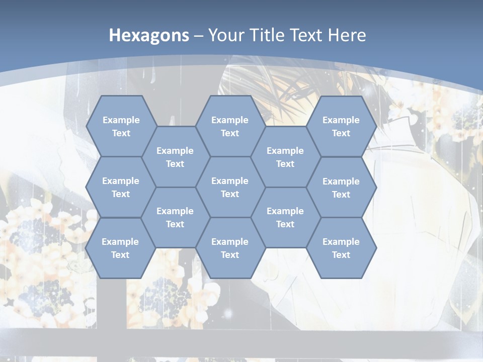 A Couple Kissing In Front Of A Window PowerPoint Template