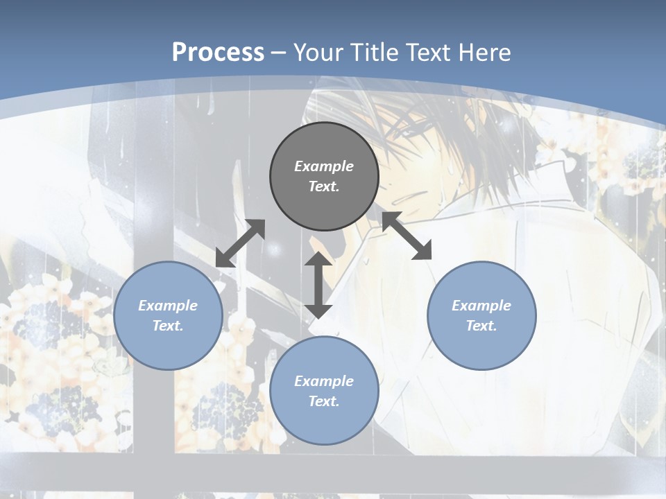 A Couple Kissing In Front Of A Window PowerPoint Template
