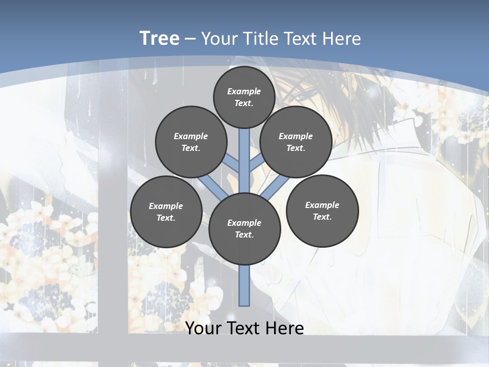 A Couple Kissing In Front Of A Window PowerPoint Template