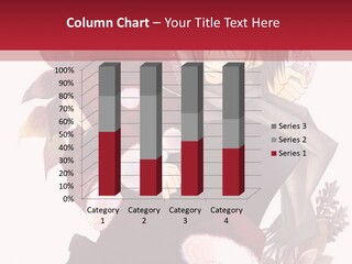 A Couple Of Anime Characters With A Red Background PowerPoint Template