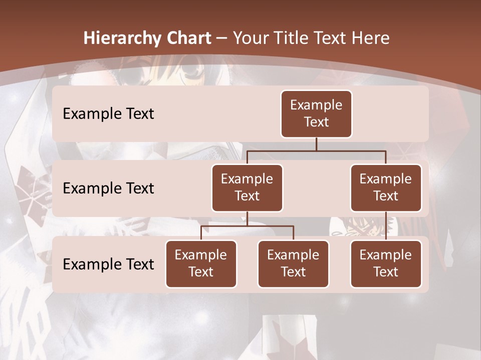 A Couple Of Anime Characters Hugging In Front Of Snow PowerPoint Template