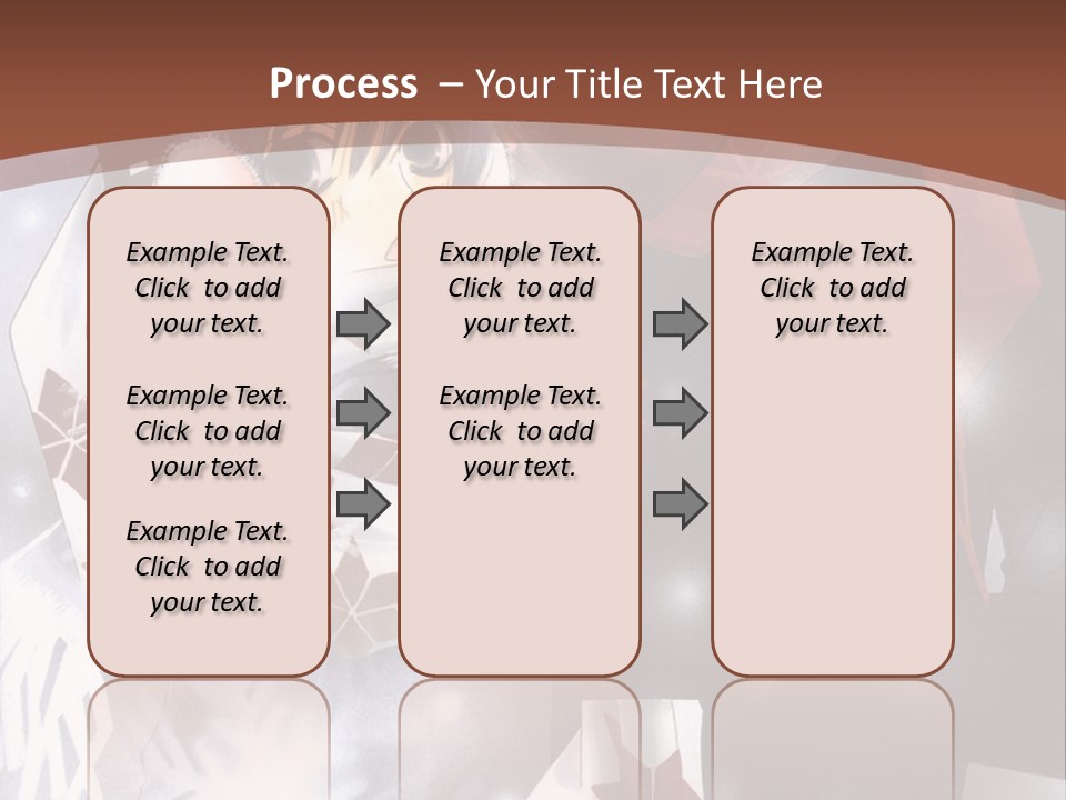 A Couple Of Anime Characters Hugging In Front Of Snow PowerPoint Template
