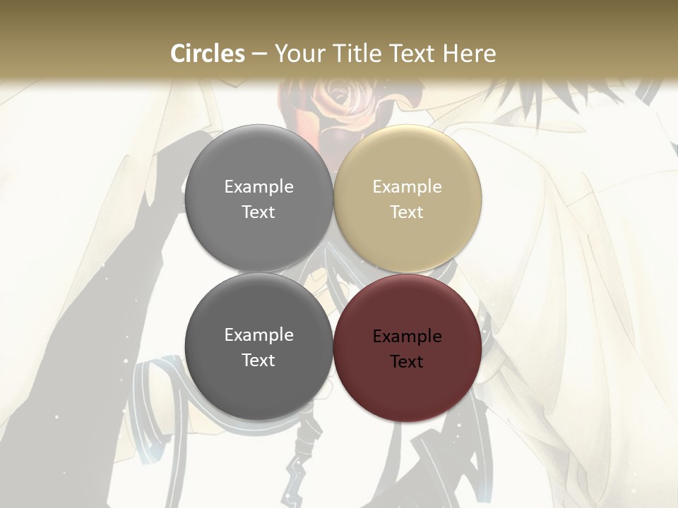 A Couple Of People With A Rose In Their Hand PowerPoint Template