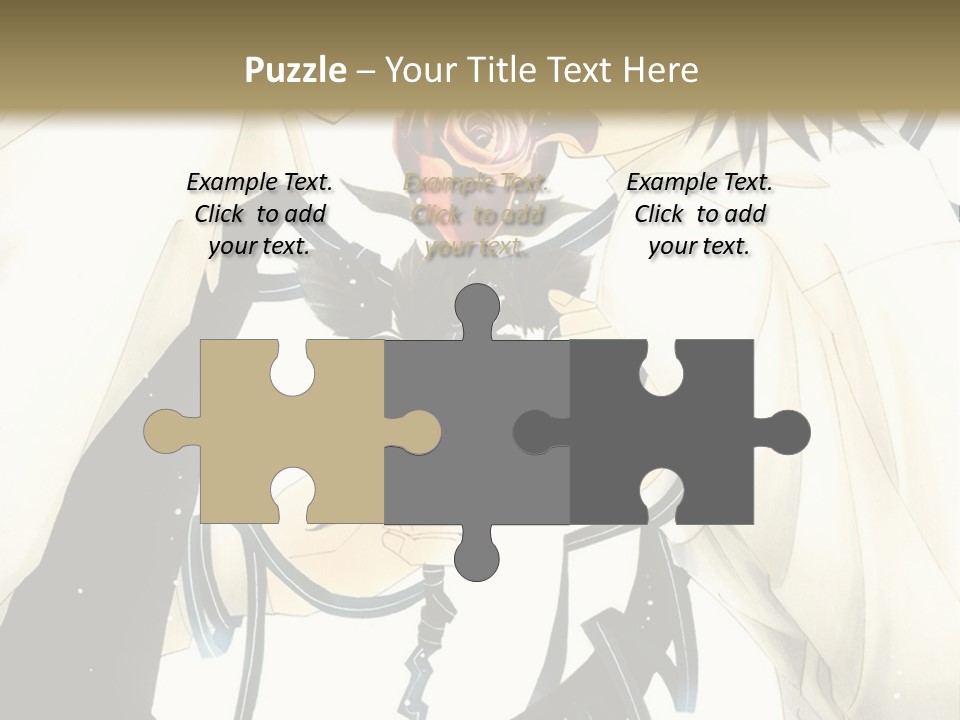 A Couple Of People With A Rose In Their Hand PowerPoint Template