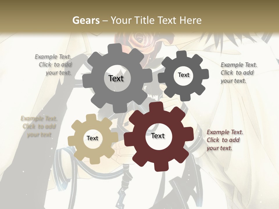 A Couple Of People With A Rose In Their Hand PowerPoint Template