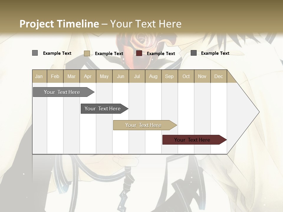 A Couple Of People With A Rose In Their Hand PowerPoint Template
