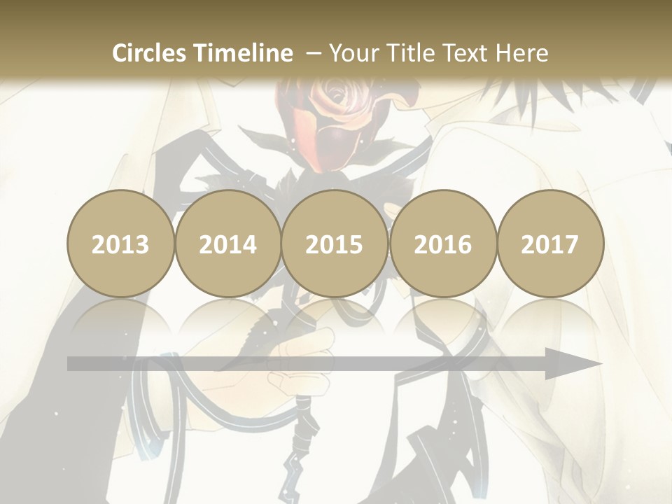 A Couple Of People With A Rose In Their Hand PowerPoint Template