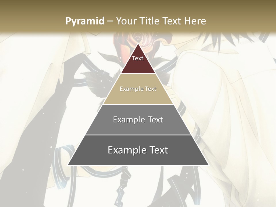 A Couple Of People With A Rose In Their Hand PowerPoint Template