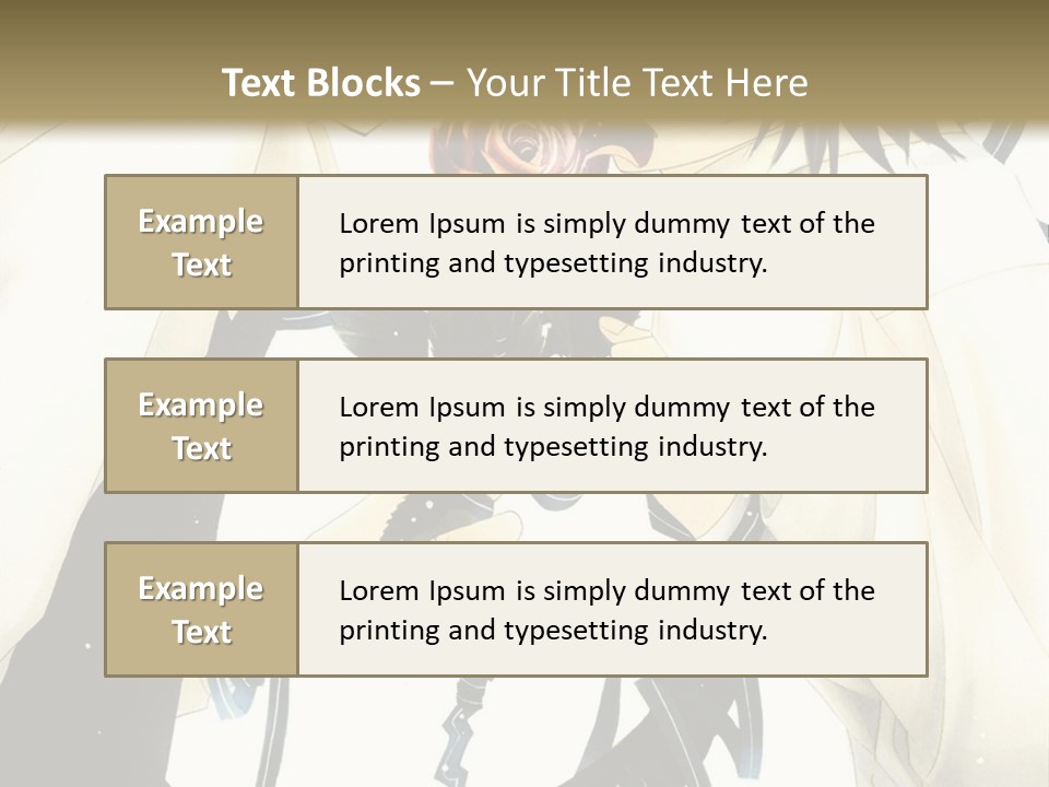 A Couple Of People With A Rose In Their Hand PowerPoint Template