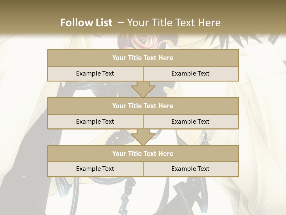 A Couple Of People With A Rose In Their Hand PowerPoint Template