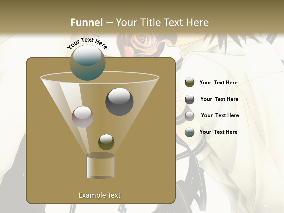 A Couple Of People With A Rose In Their Hand PowerPoint Template