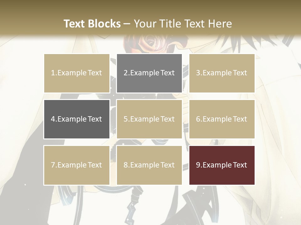 A Couple Of People With A Rose In Their Hand PowerPoint Template