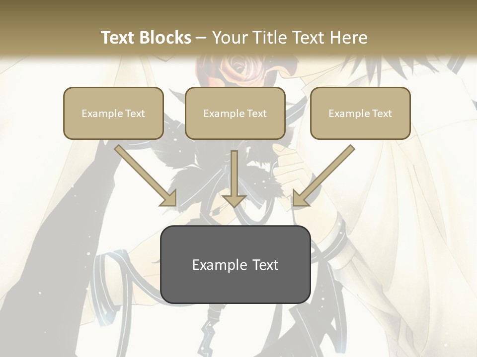A Couple Of People With A Rose In Their Hand PowerPoint Template