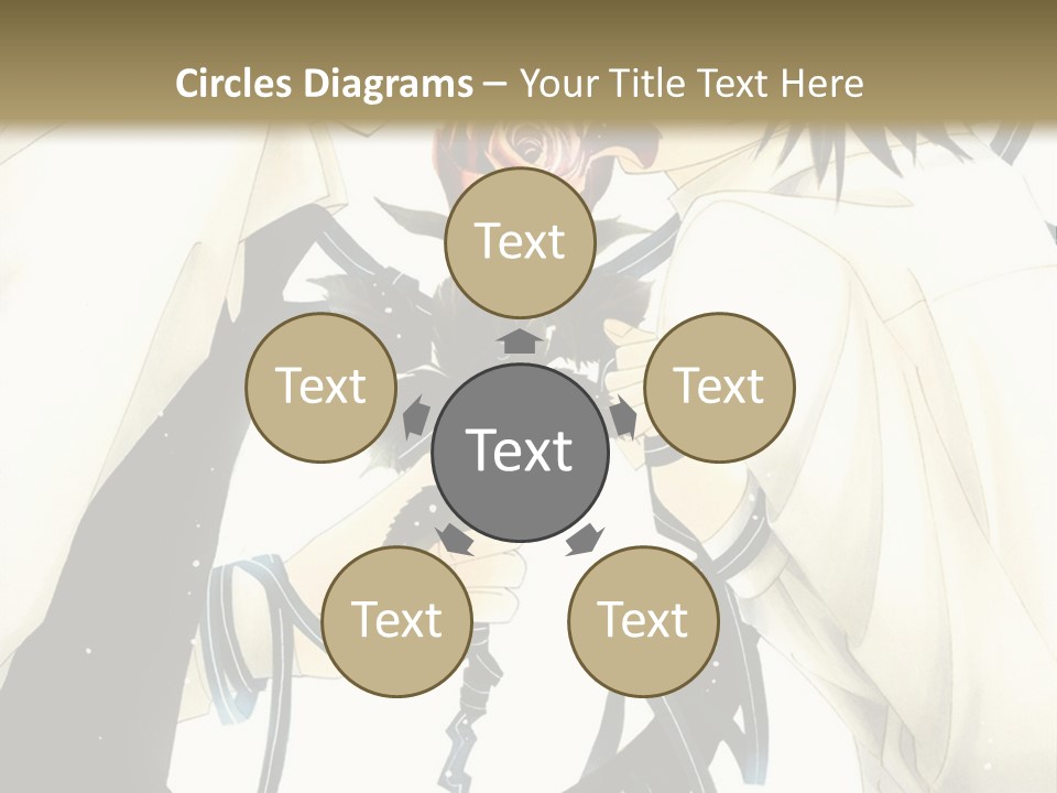 A Couple Of People With A Rose In Their Hand PowerPoint Template