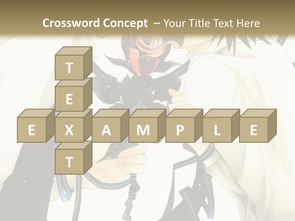 A Couple Of People With A Rose In Their Hand PowerPoint Template