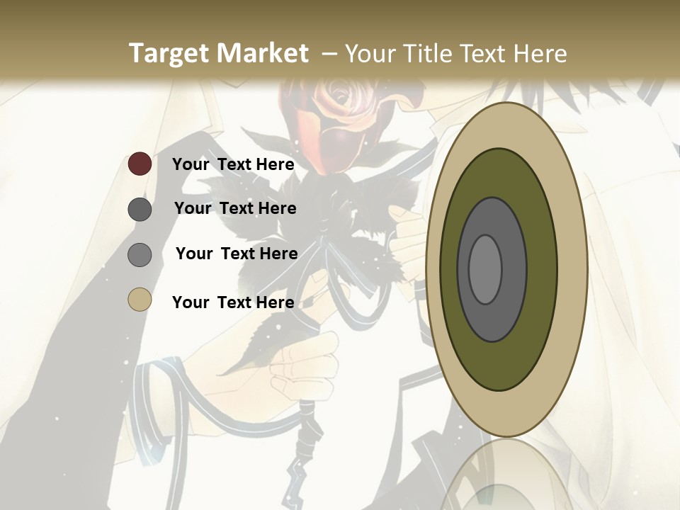 A Couple Of People With A Rose In Their Hand PowerPoint Template