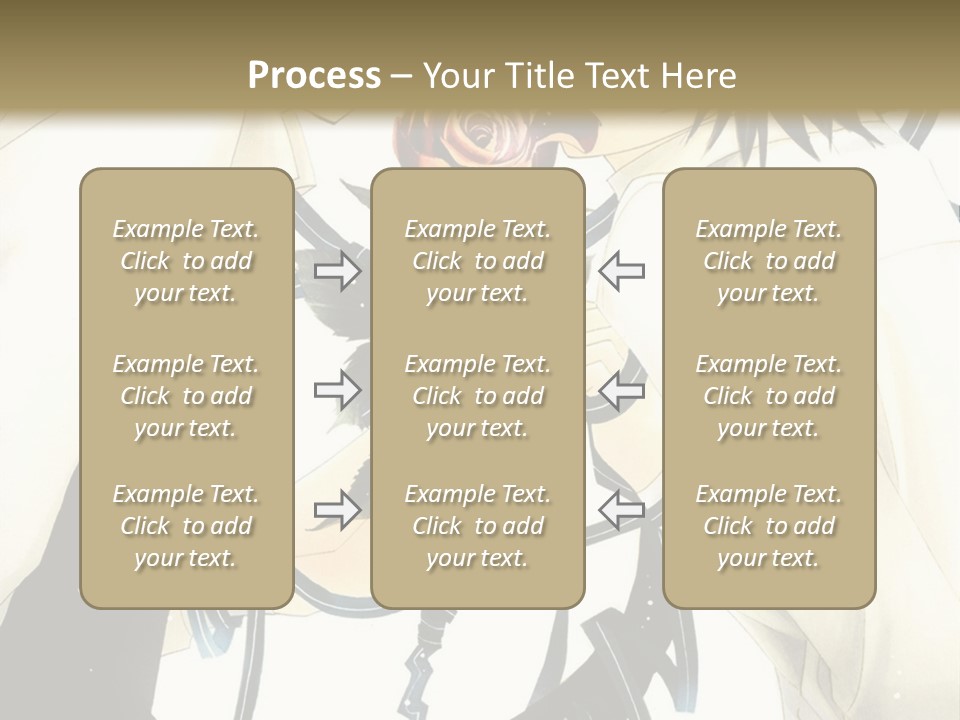 A Couple Of People With A Rose In Their Hand PowerPoint Template
