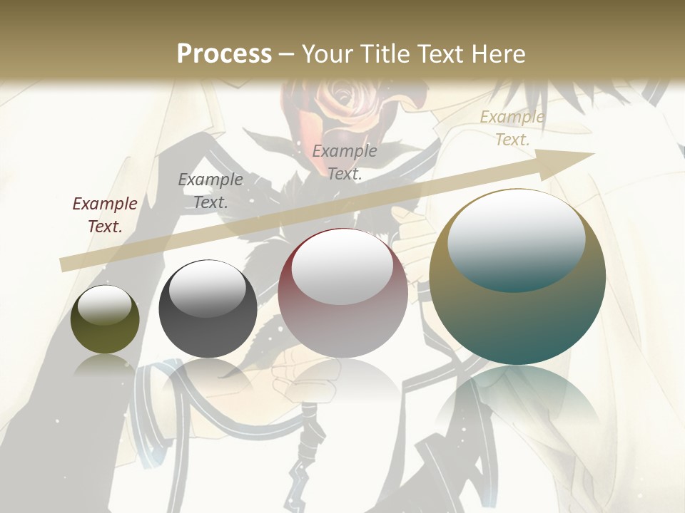 A Couple Of People With A Rose In Their Hand PowerPoint Template