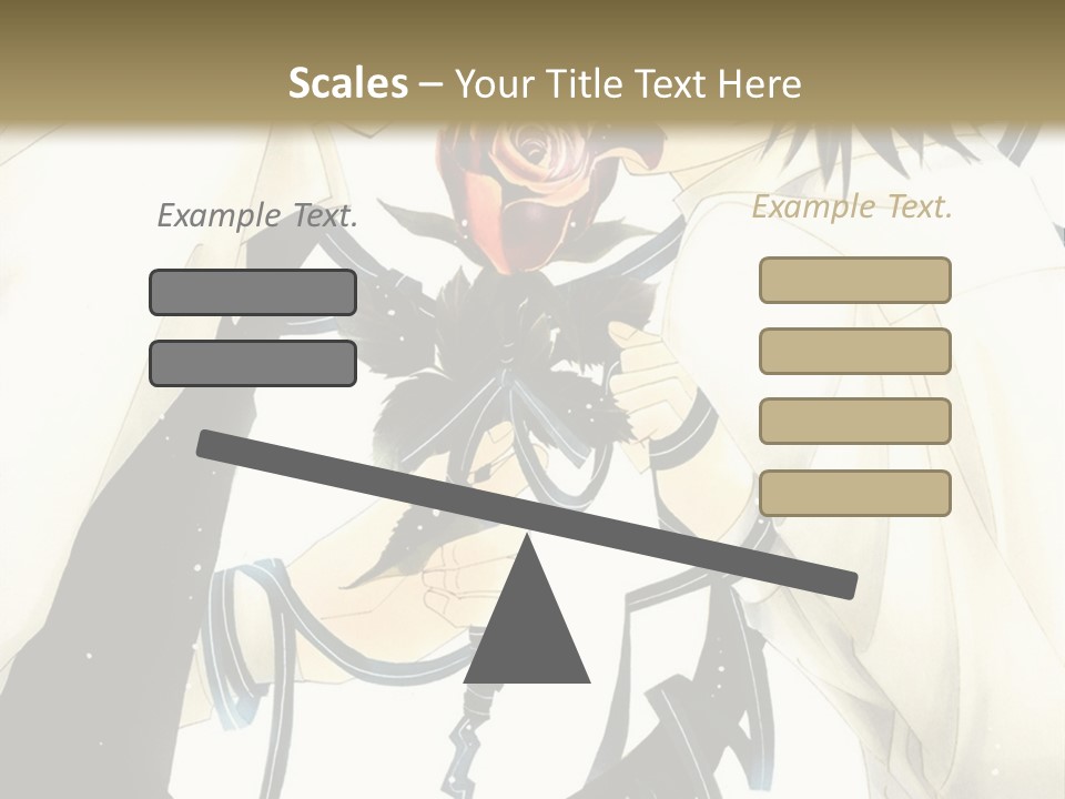 A Couple Of People With A Rose In Their Hand PowerPoint Template