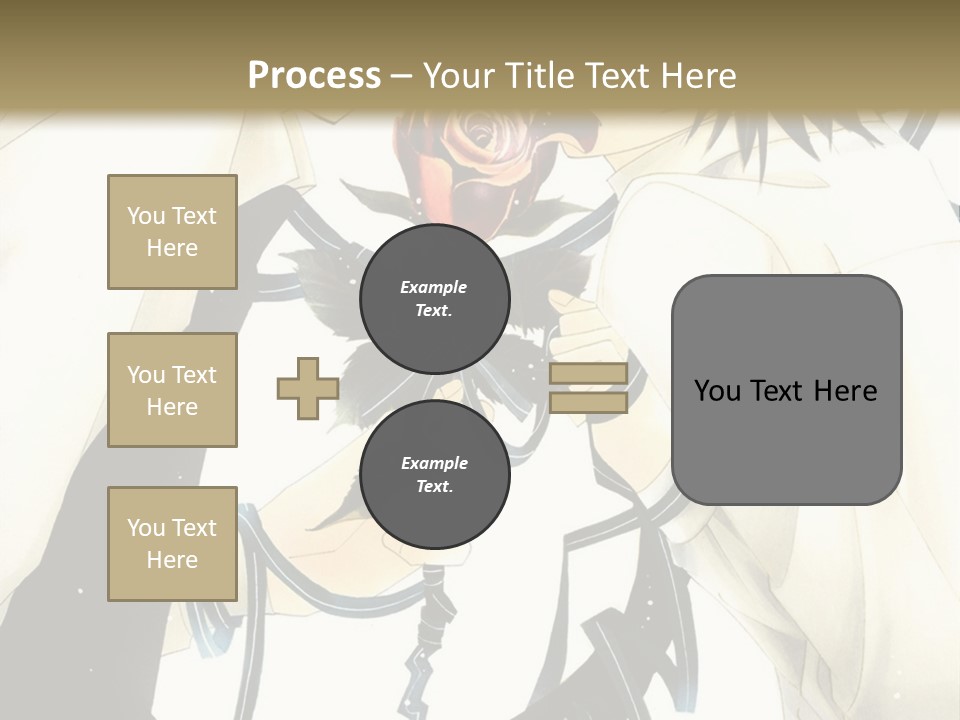 A Couple Of People With A Rose In Their Hand PowerPoint Template