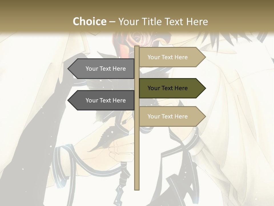 A Couple Of People With A Rose In Their Hand PowerPoint Template