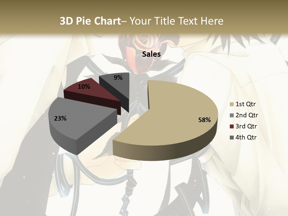 A Couple Of People With A Rose In Their Hand PowerPoint Template
