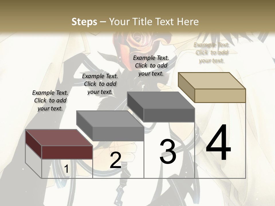 A Couple Of People With A Rose In Their Hand PowerPoint Template